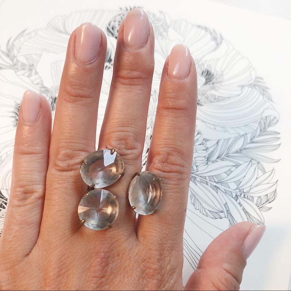 J Crew Statement Ring Adjustable - image 1